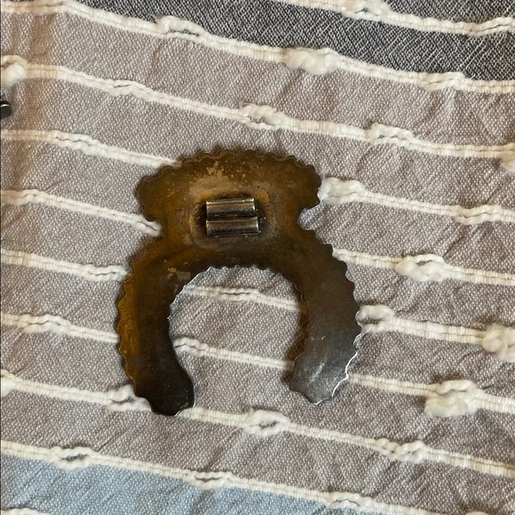 Vintage squash blossom turquoise necklace pieces Authentic - Picture 5 of 8